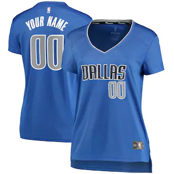 womens fanatics branded royal dallas mavericks fast break c-299